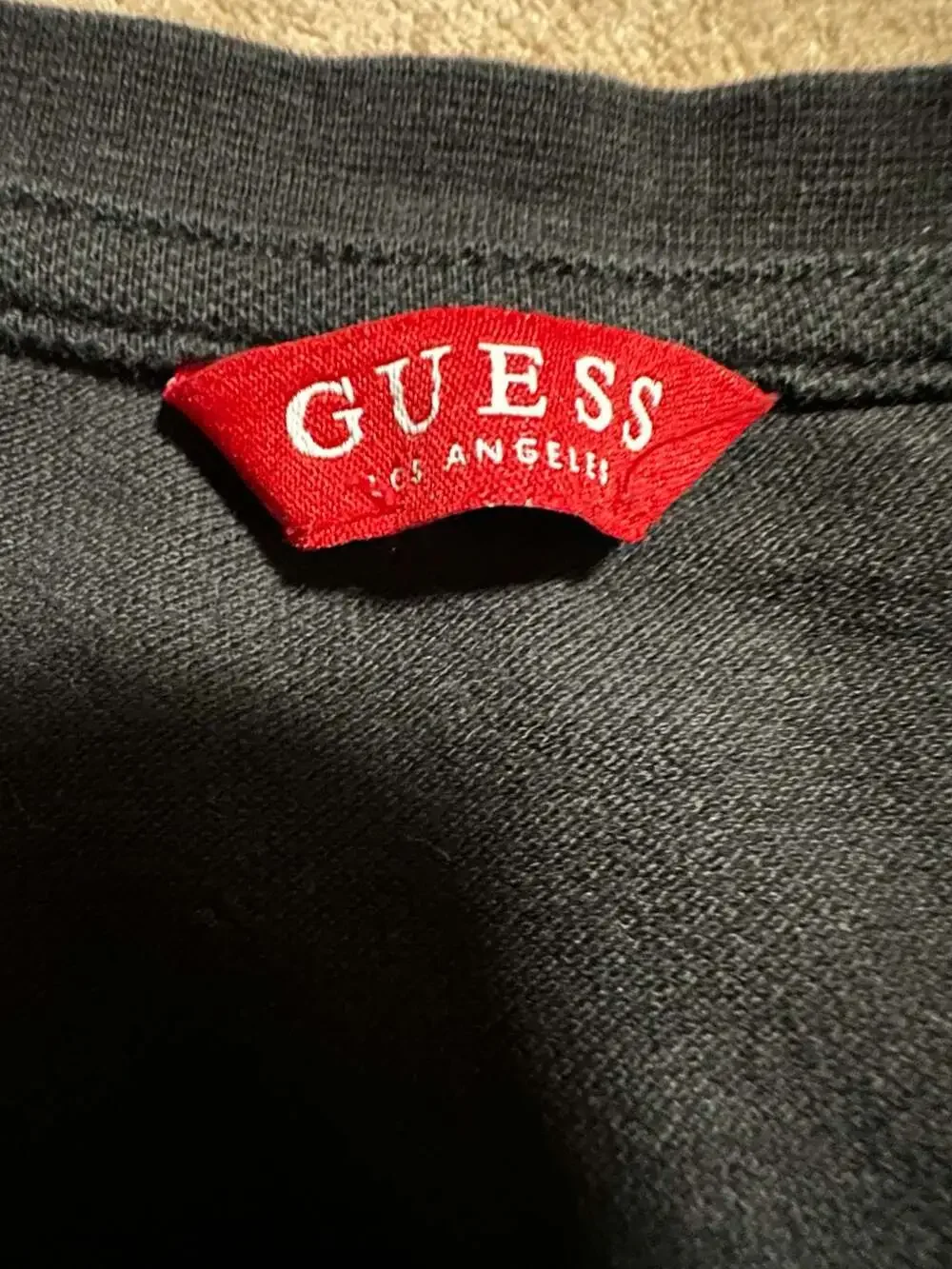 Guess Los Angeles Colorblock Embroidered T-Shirt, Size Small/Medium - Picture 2 of 5